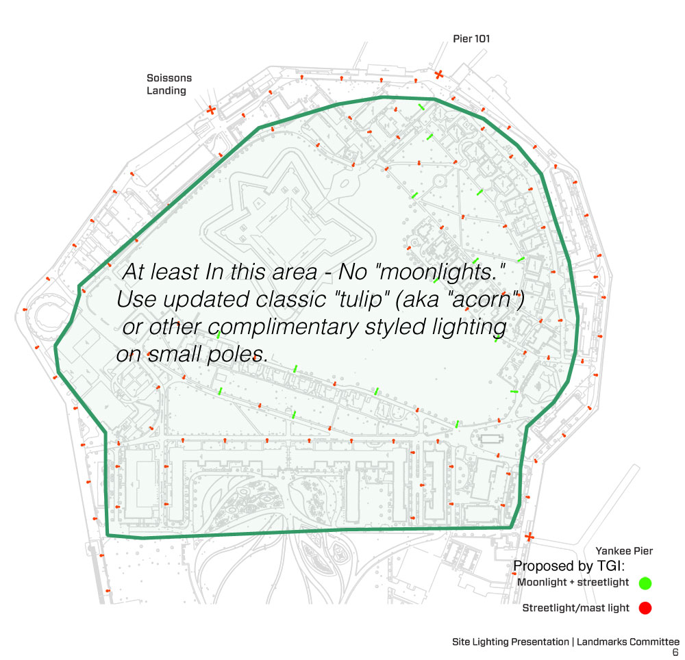 TGI lighting prosal map
